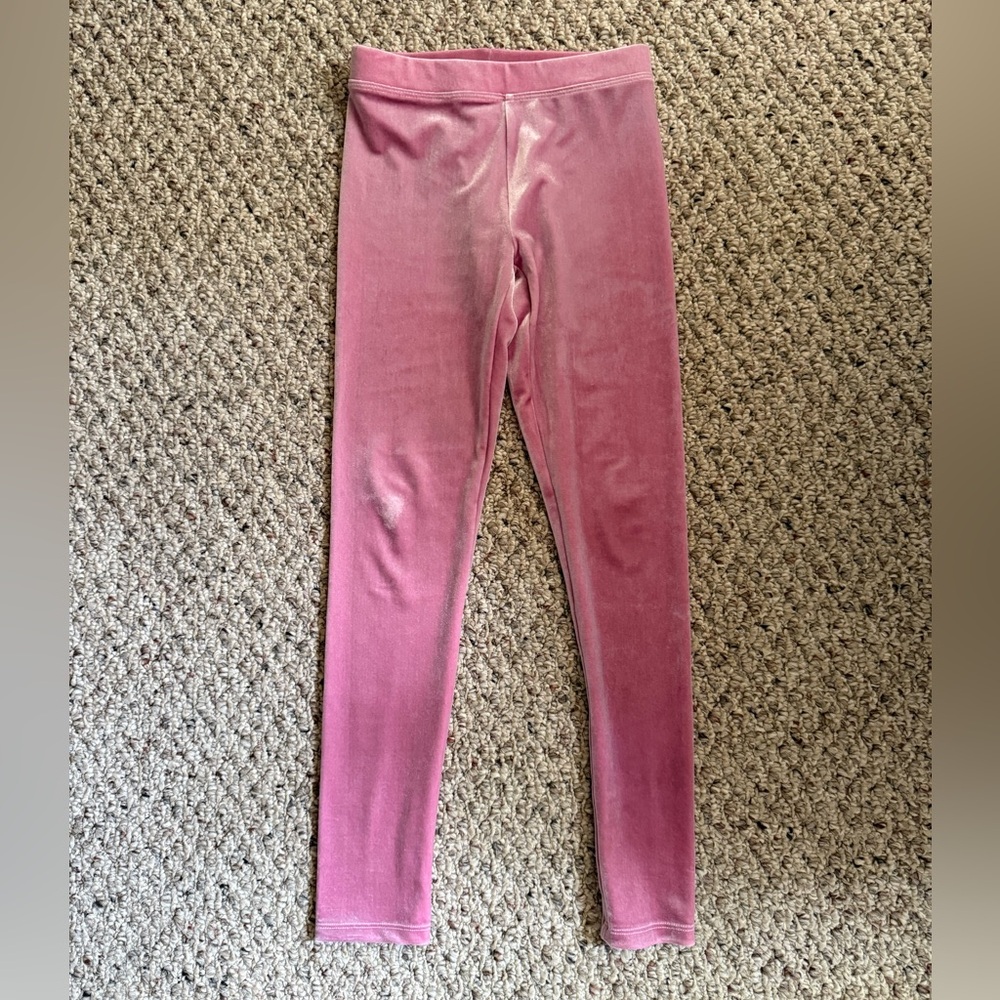 Crewcuts J.Crew Kids Velvet Pink Leggings